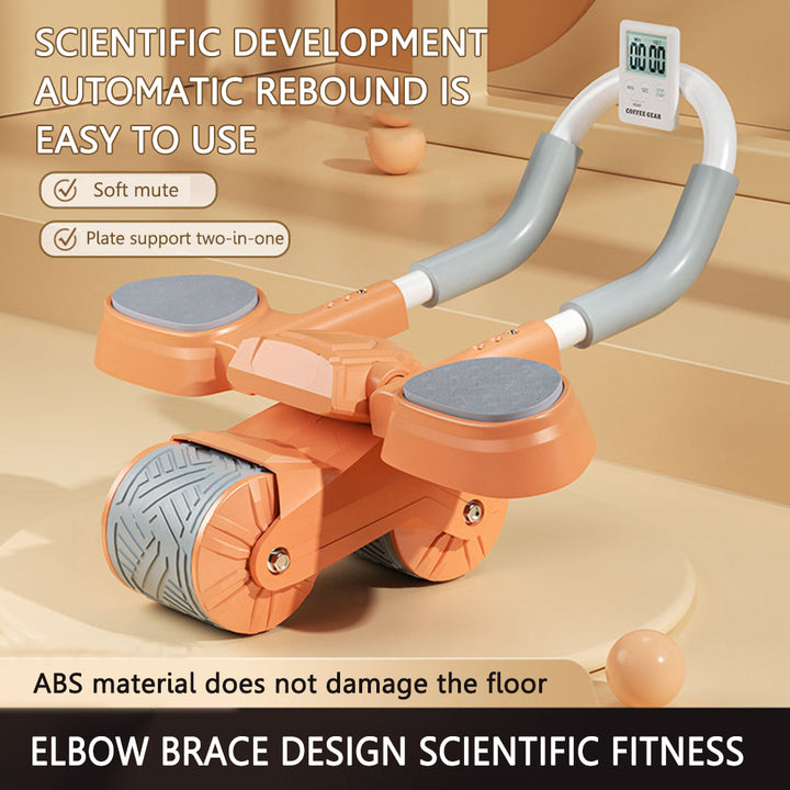 Fitness Elbow Support Rebound Abdominal Wheel Device