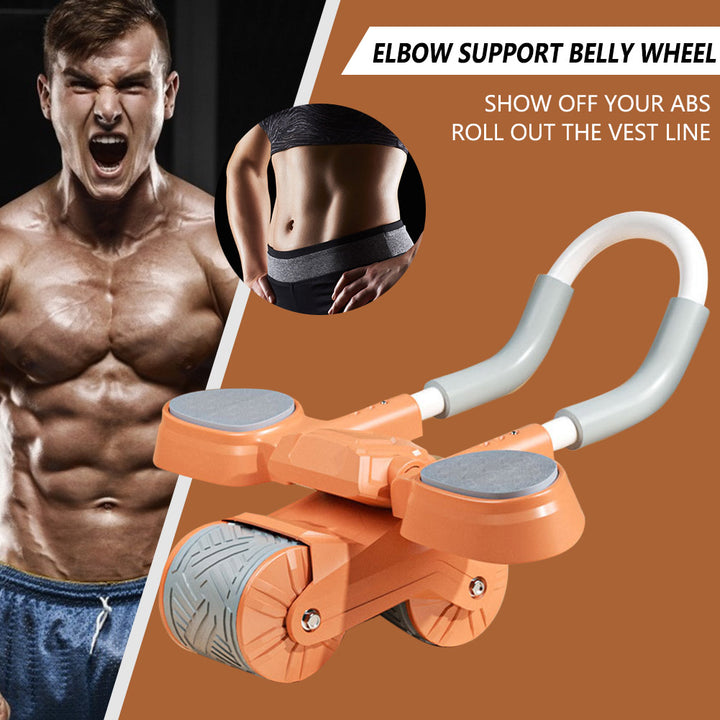 Fitness Elbow Support Rebound Abdominal Wheel Device